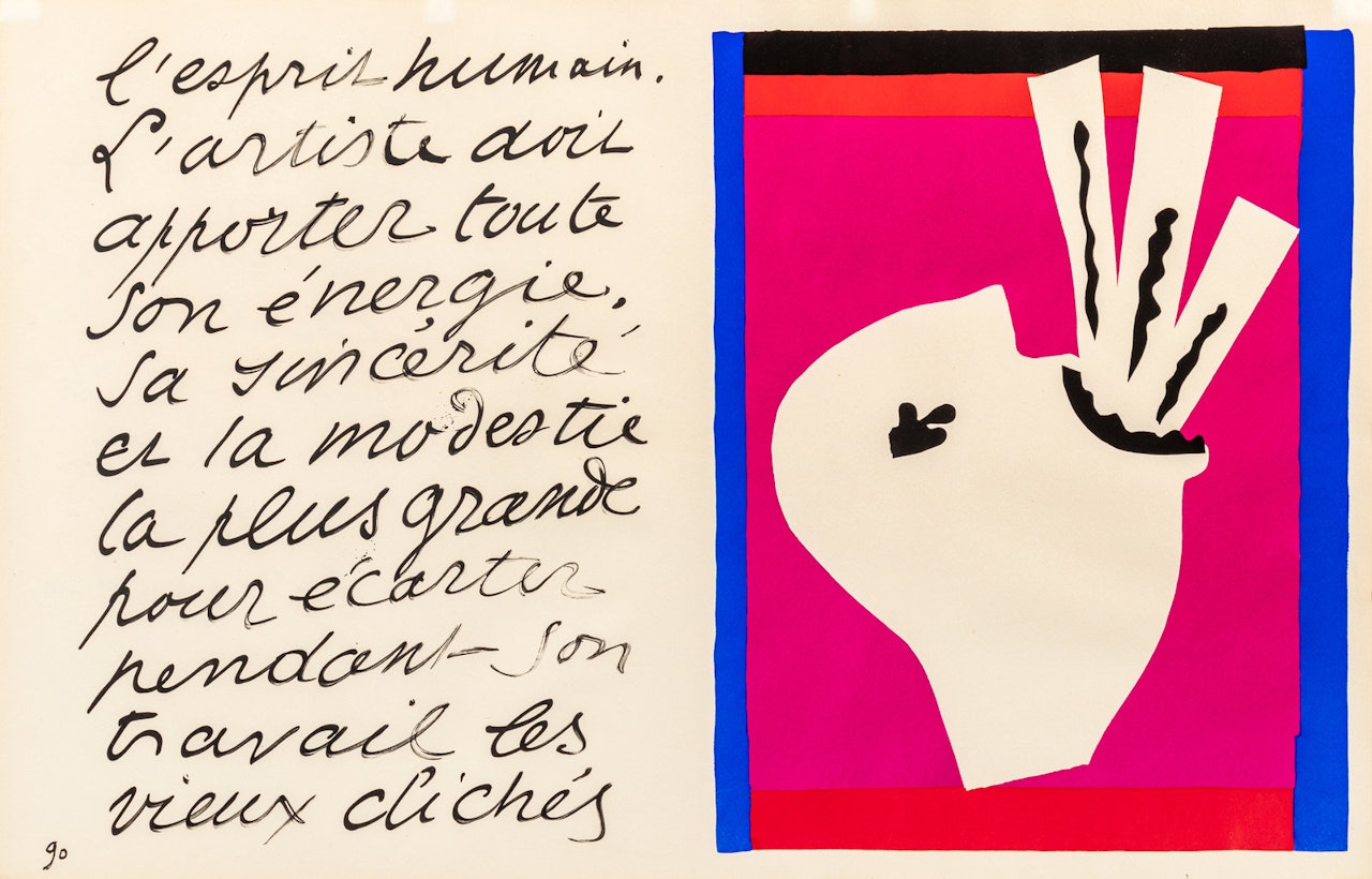 L"Avaleur de Sabres (plate XIII from Jazz) by Henri Matisse