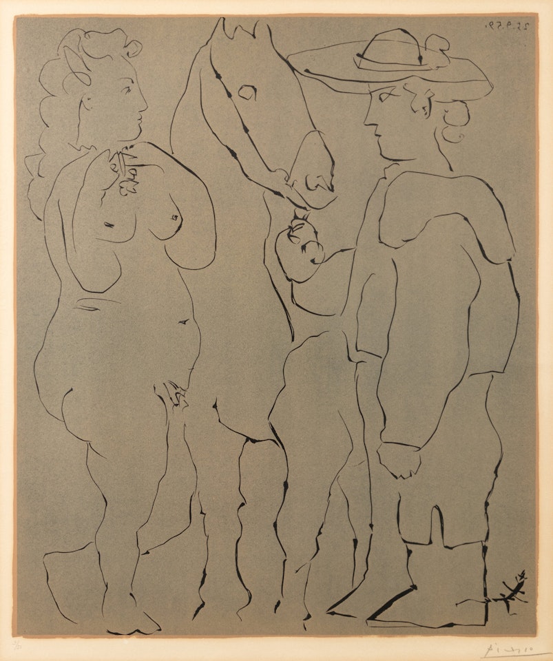 Picador, Femme et Cheval by Pablo Picasso