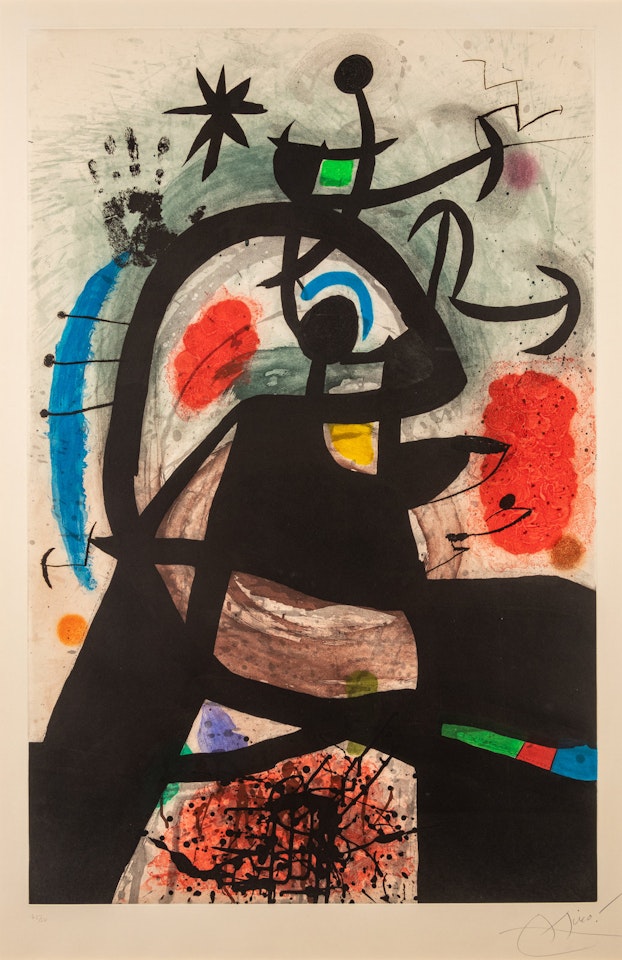 Le Permissionaire (Soldier on Leave) by Joan Miró