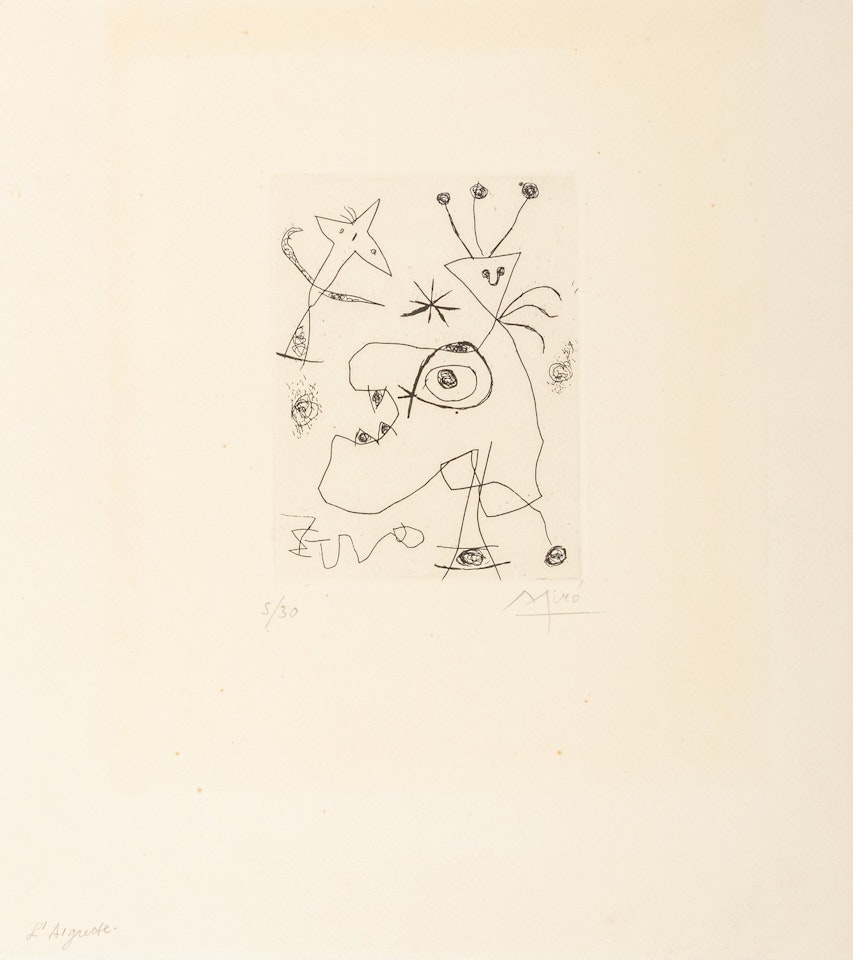 L"Aigrette by Joan Miró
