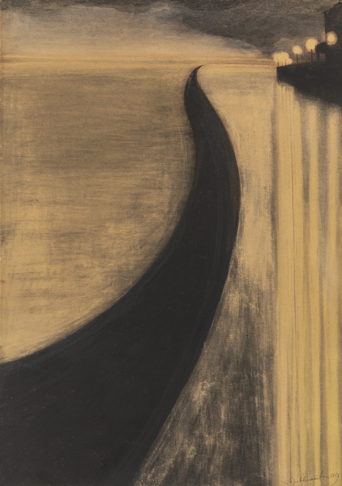 Digue et lumières d'Ostende by Léon Spilliaert