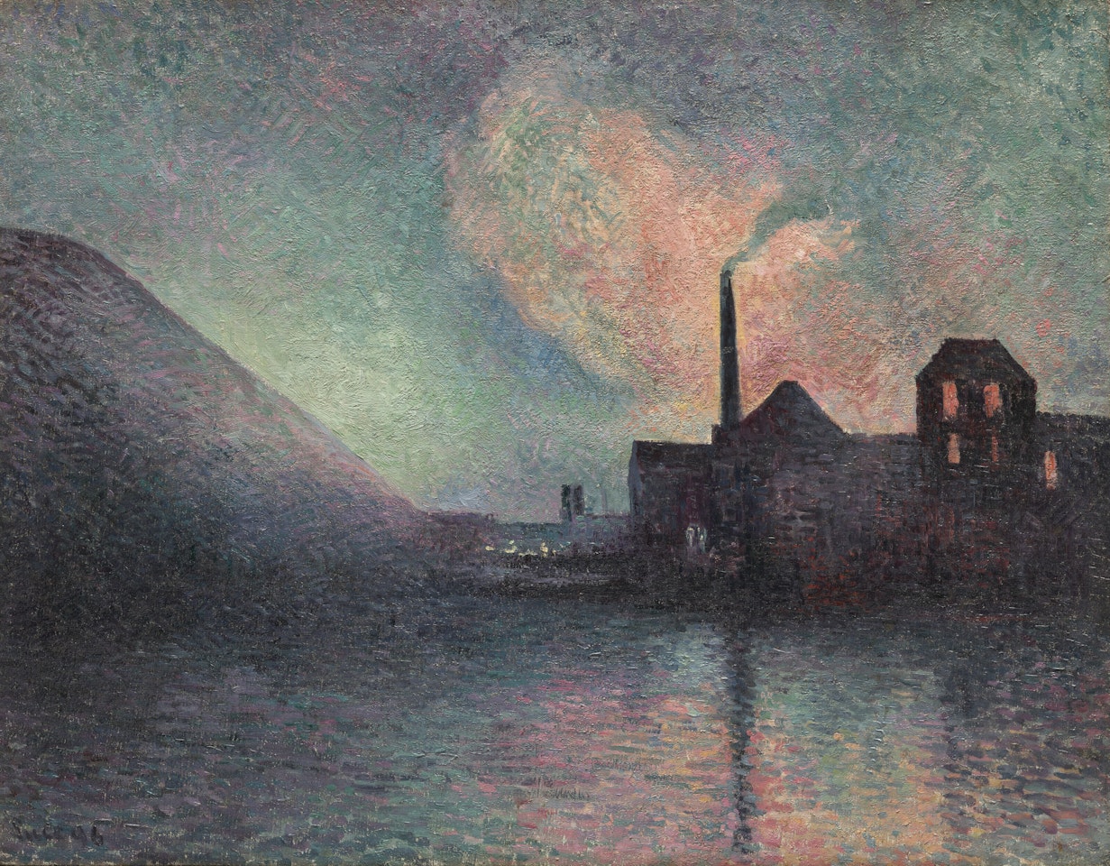 Couillet, La Nuit by Maximilien Luce