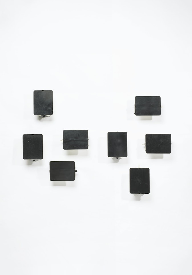 ENSEMBLE DE HUIT APPLIQUES 'CP1' by Charlotte Perriand