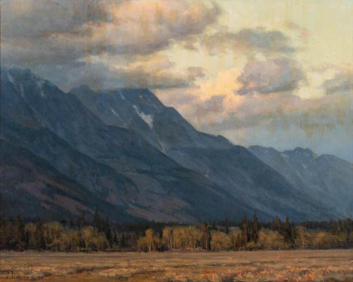 Teton Evening by Clyde Aspevig