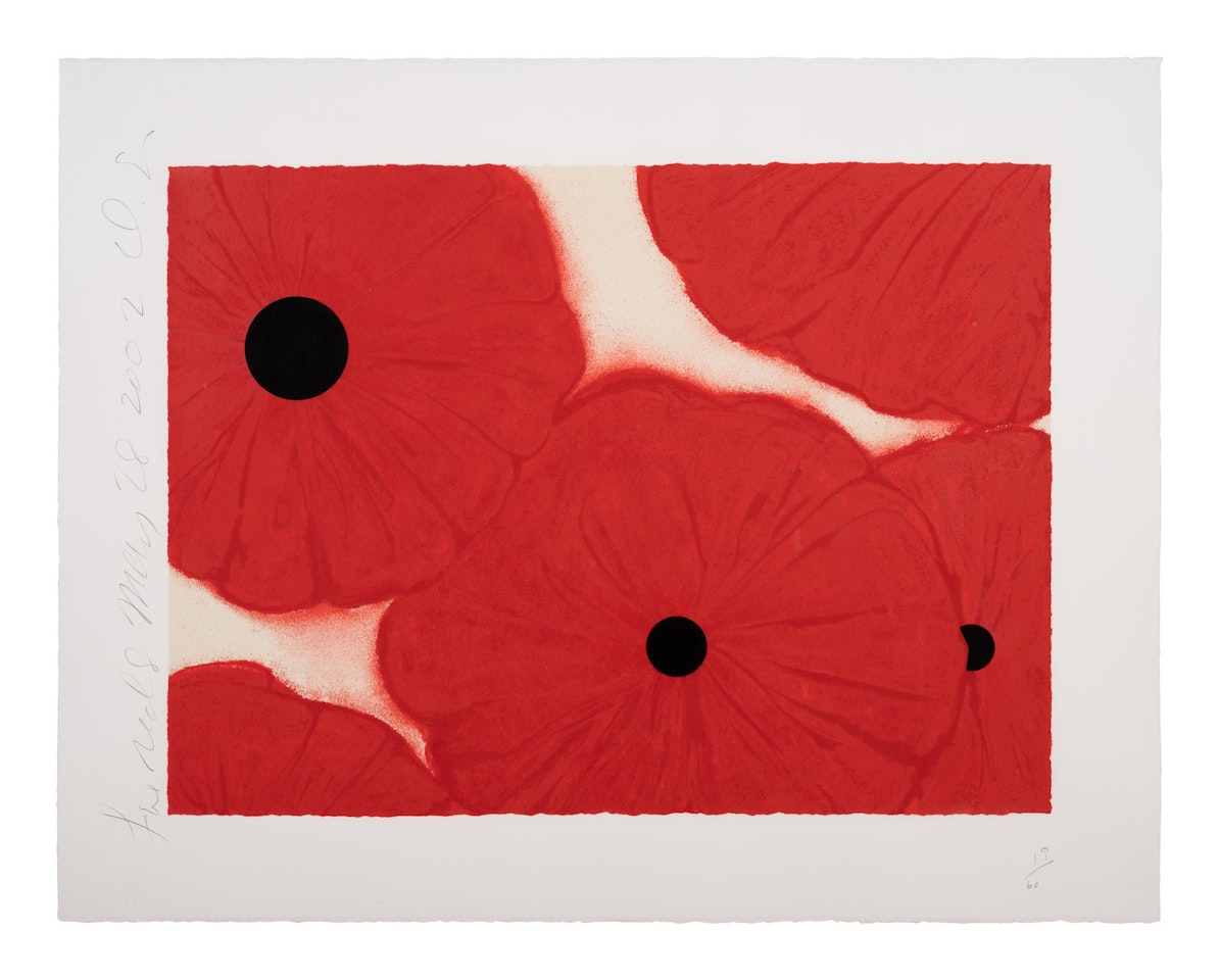 Five Reds by Donald Sultan