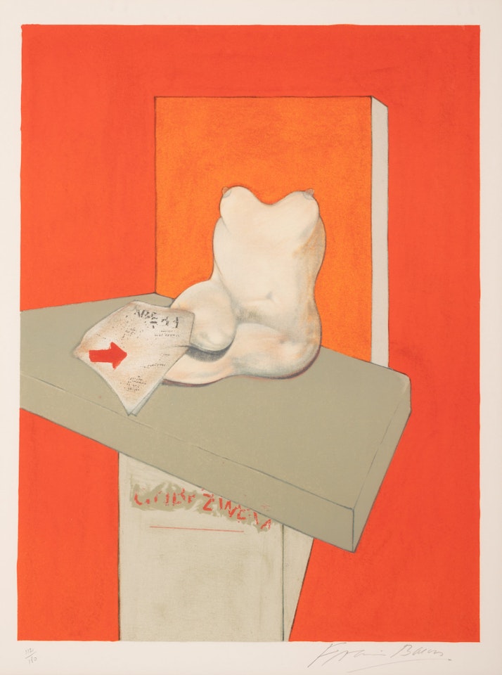 Study of a Human Body After Ingres by Francis Bacon