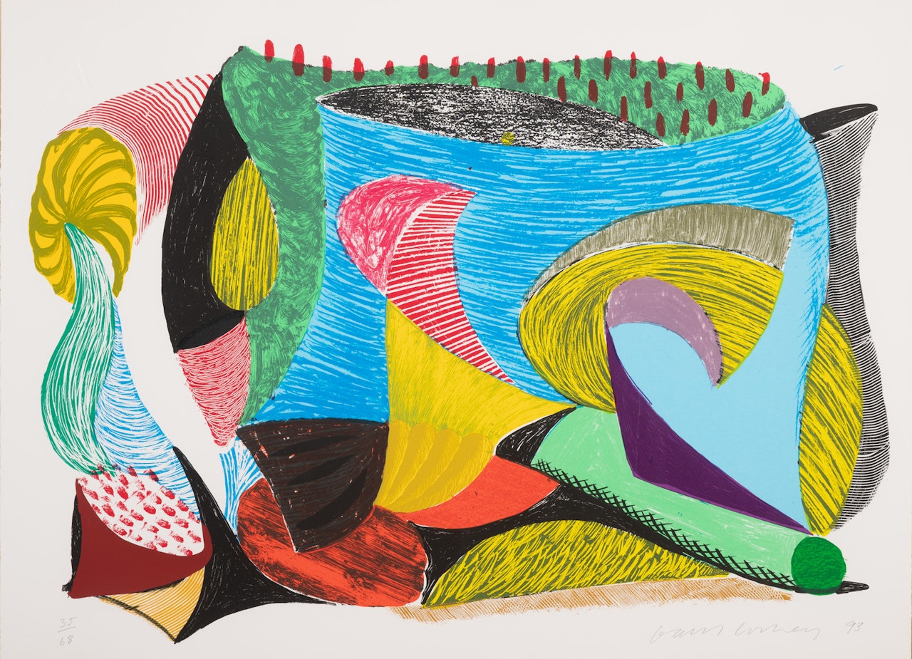 Above and Beyond by David Hockney