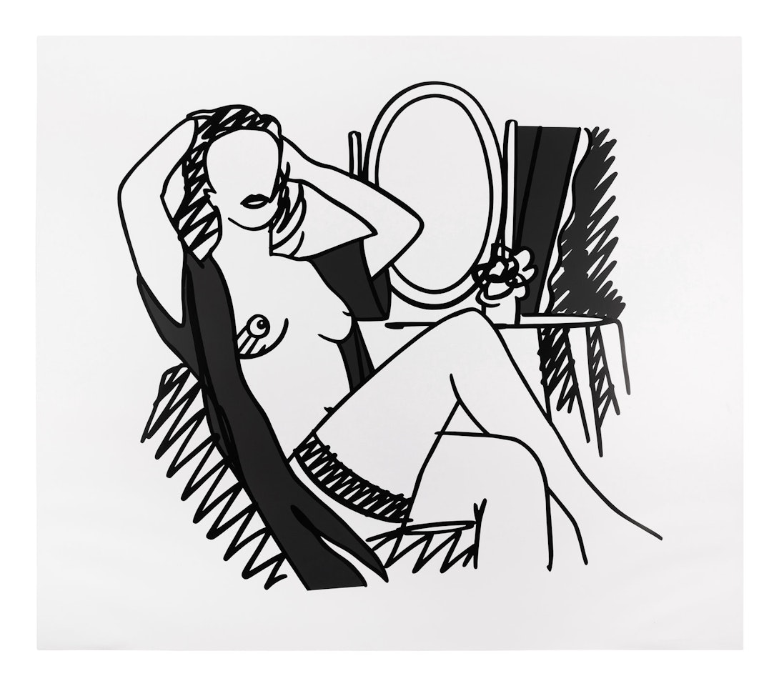 Nude with Mirror by Tom Wesselmann