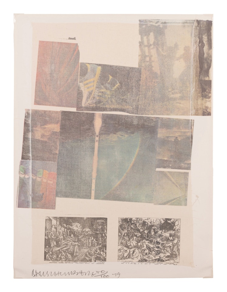 People Have Enough Trouble Without Being Intimidated by an Artichoke by Robert Rauschenberg