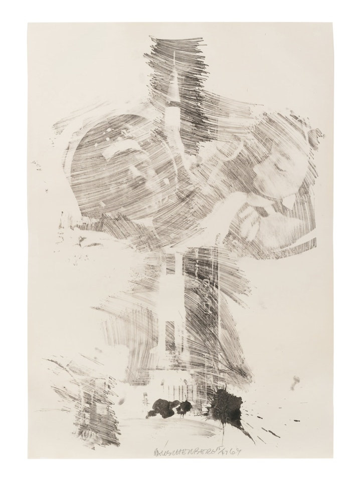 Moon Rose (from Stoned Moon series) by Robert Rauschenberg