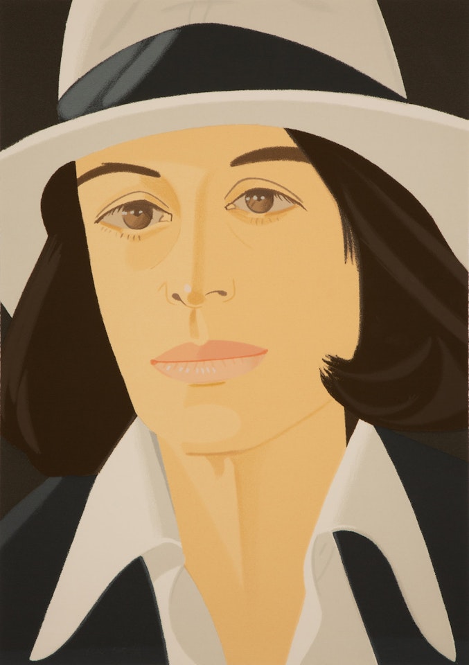 White Hat (from Alex and Ada portfolio) by Alex Katz