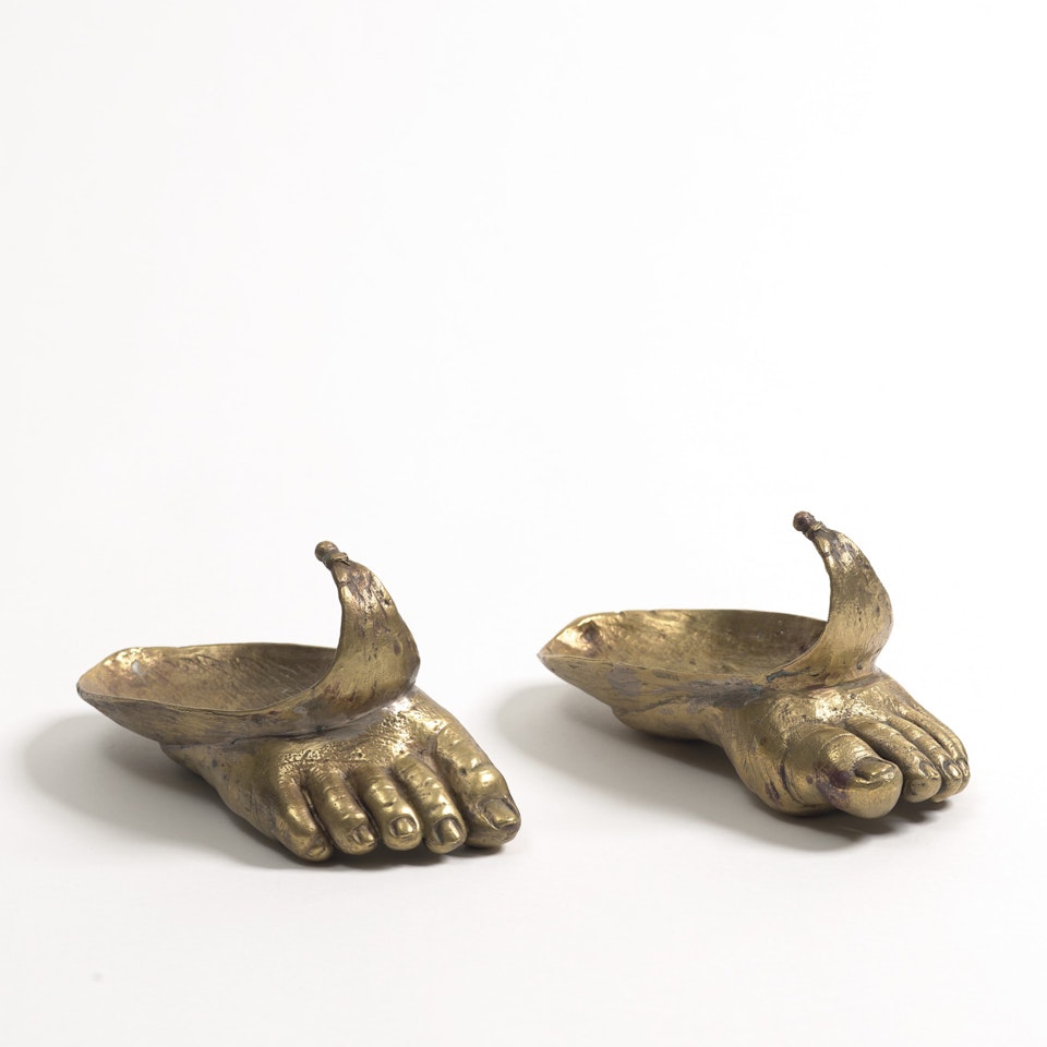 PAIR OF 'PIEDS LOTUS', DESIGNED 1978 by Claude Lalanne
