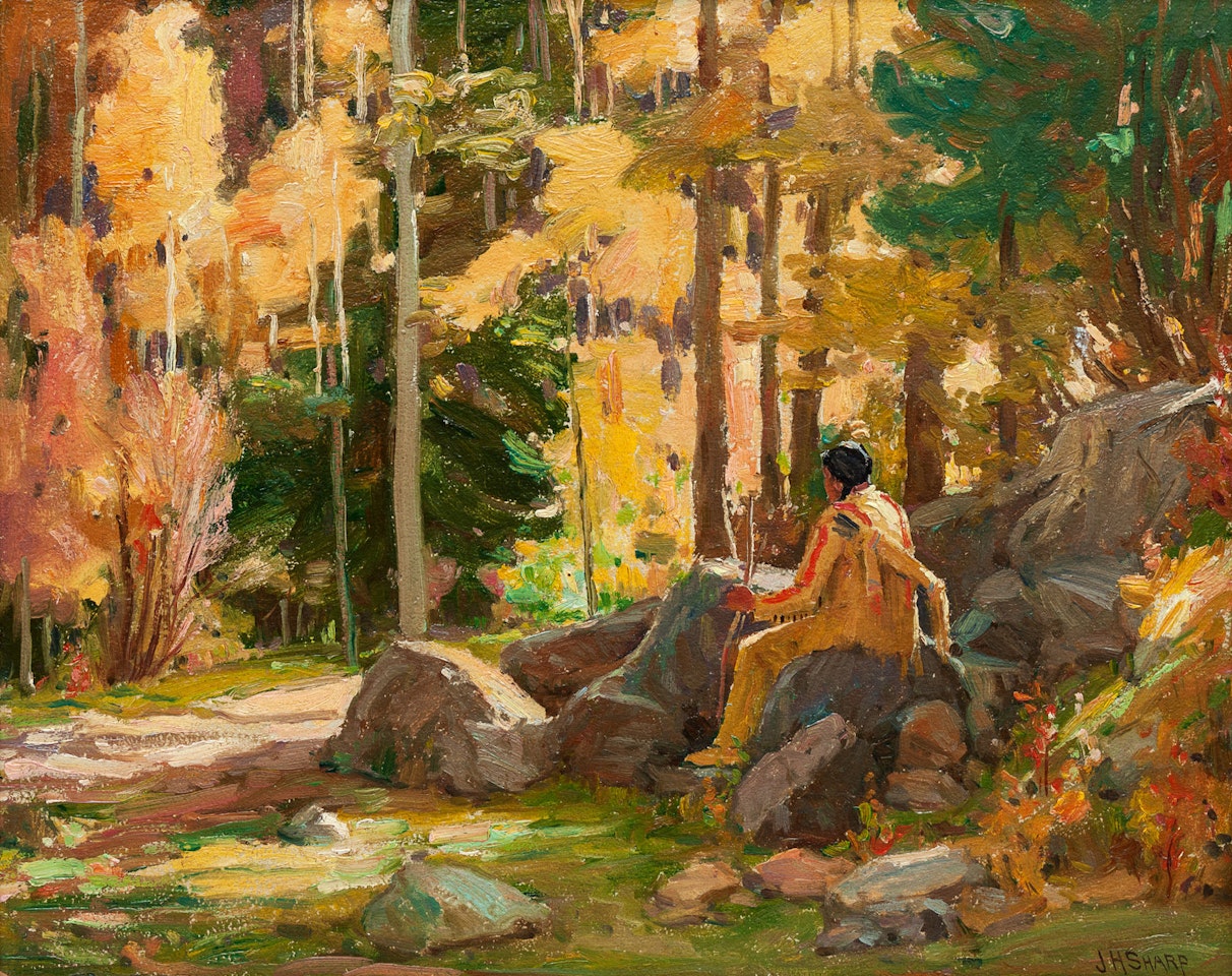 Where the Deer Come by Joseph Henry Sharp
