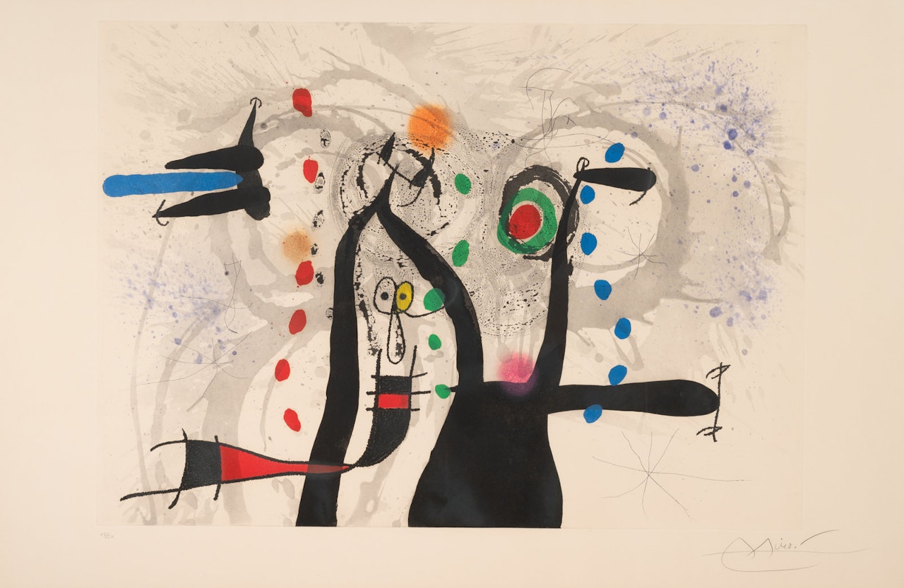 Joueur de Bugle aux Oiseaux by Joan Miró
