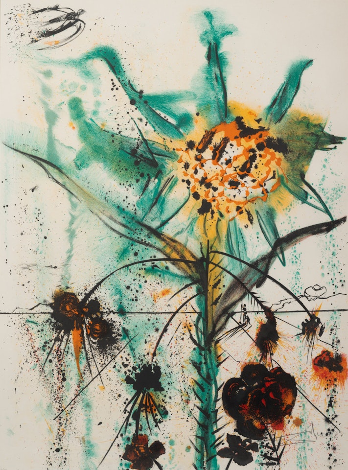 Sun Goddess Flower by Salvador Dali