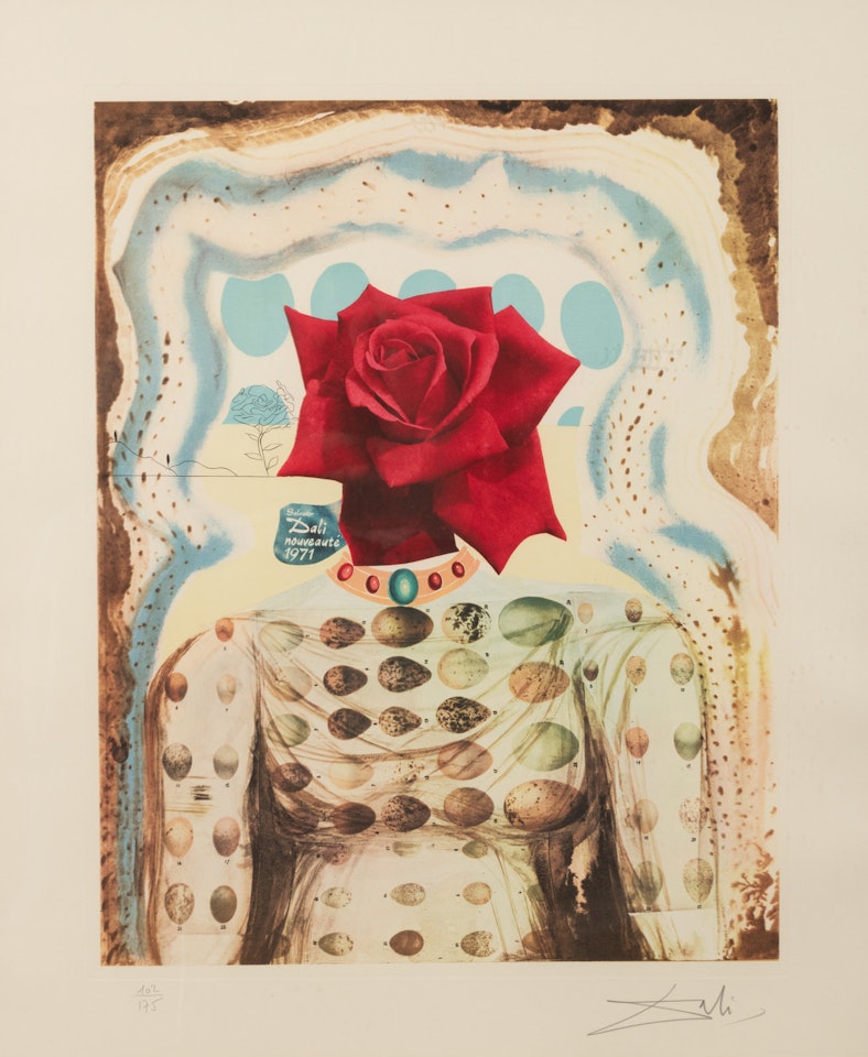 Surrealist Flower Girl, from Memories of Surrealism by Salvador Dali