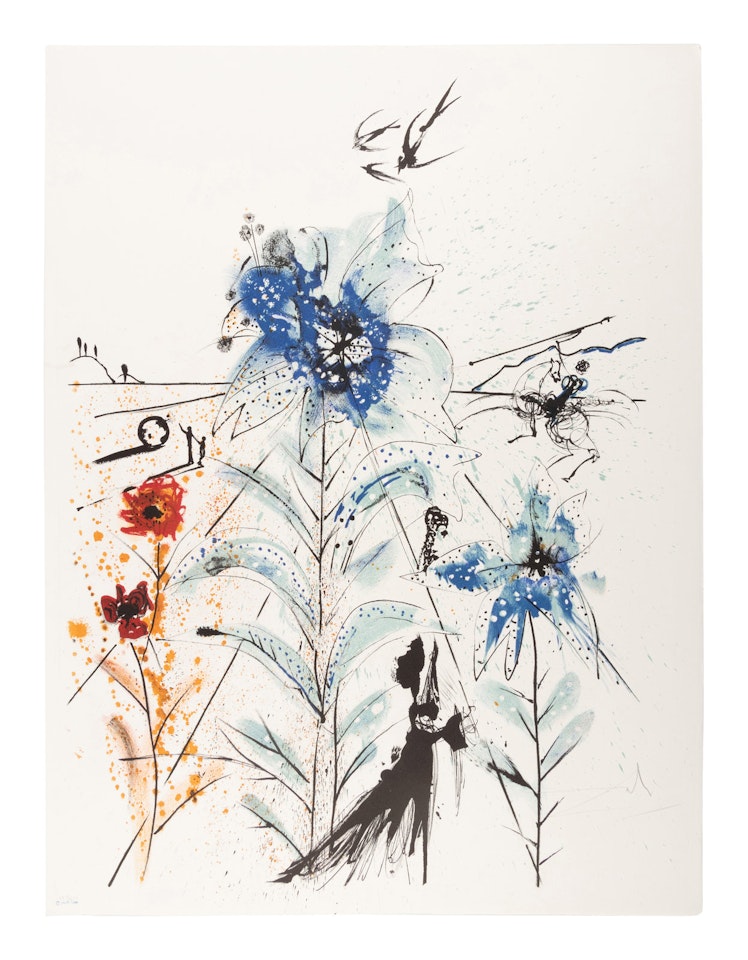 Flower Magician by Salvador Dali