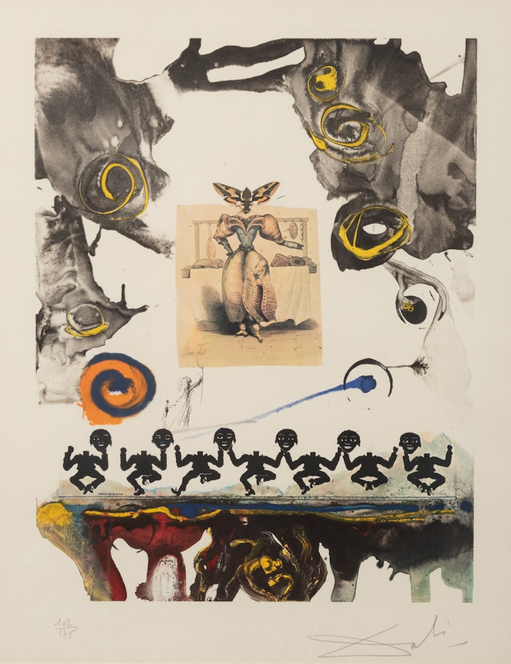 Surrealistic Gastronomy, from Memories of Surrealism by Salvador Dali