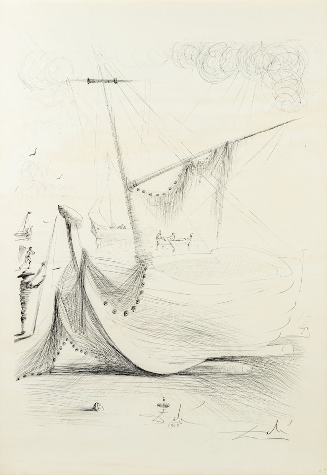 Departure of the Fisherman by Salvador Dali