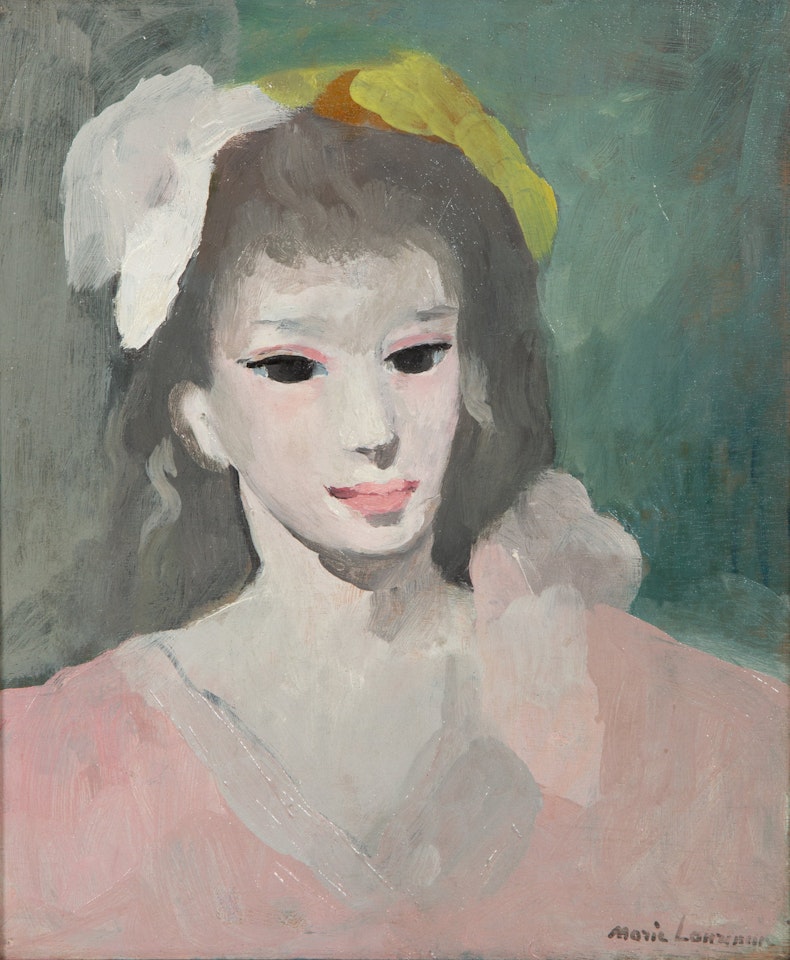 Portrait de jeune fille by Marie Laurencin