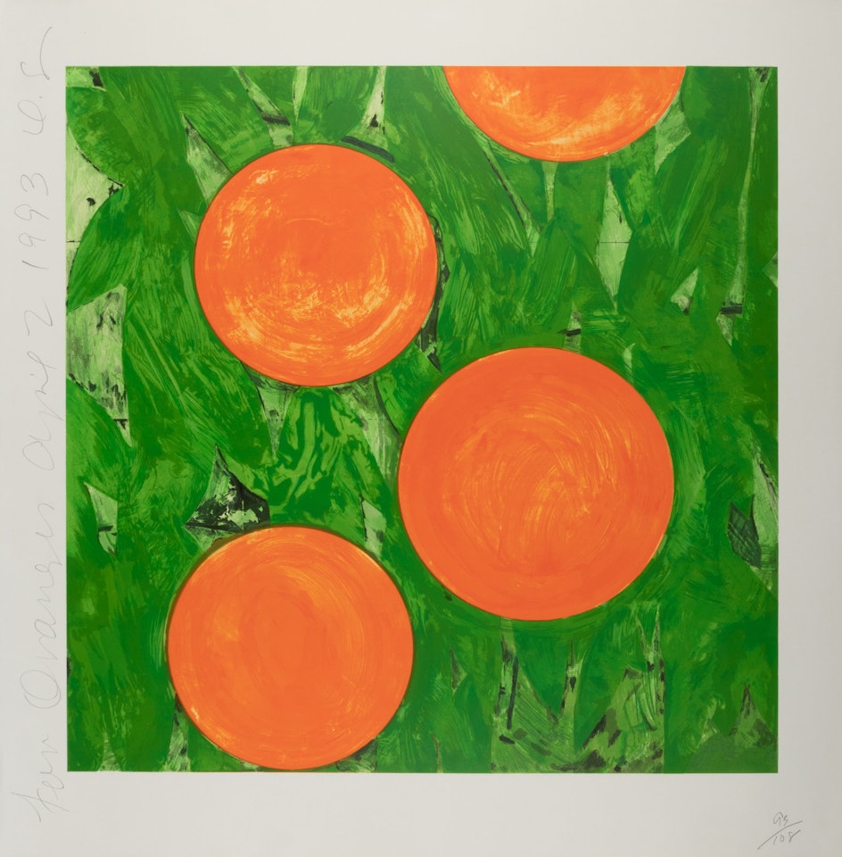 Four Oranges by Donald Sultan