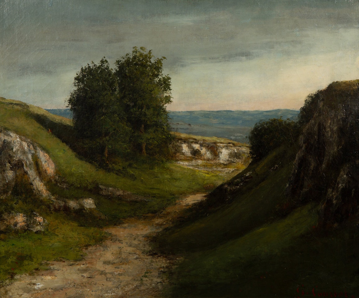 Paysage Gruyère by Gustave Courbet