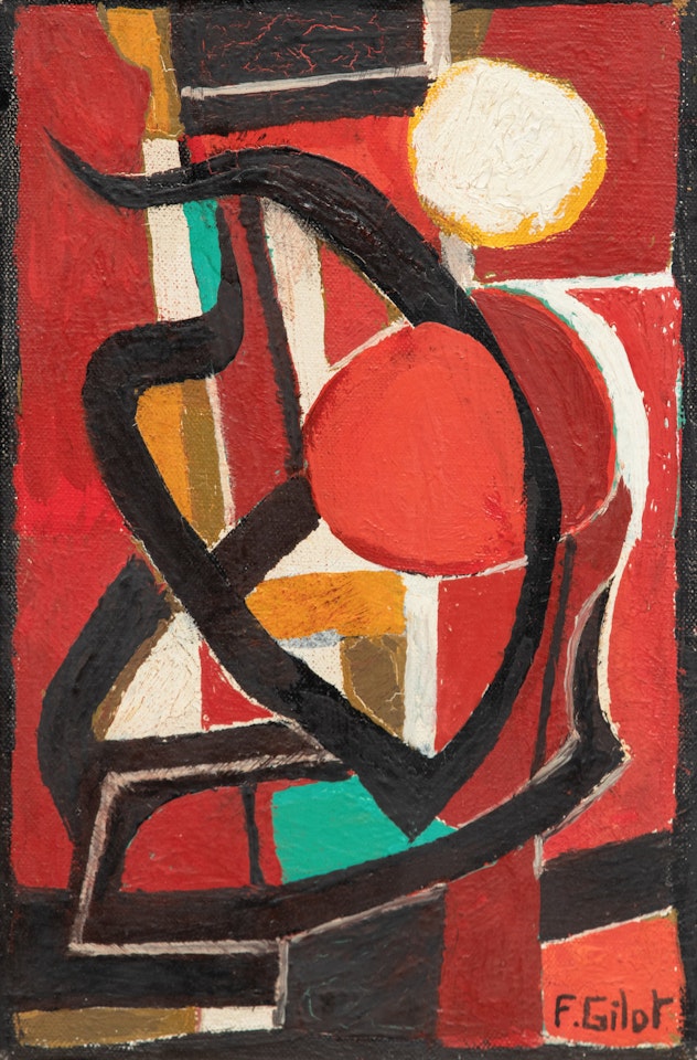 Couloir pourpre by Françoise Gilot