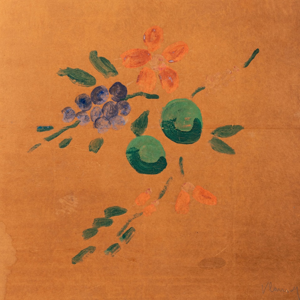 Nature morte avec fleur et fruit by Maurice de Vlaminck