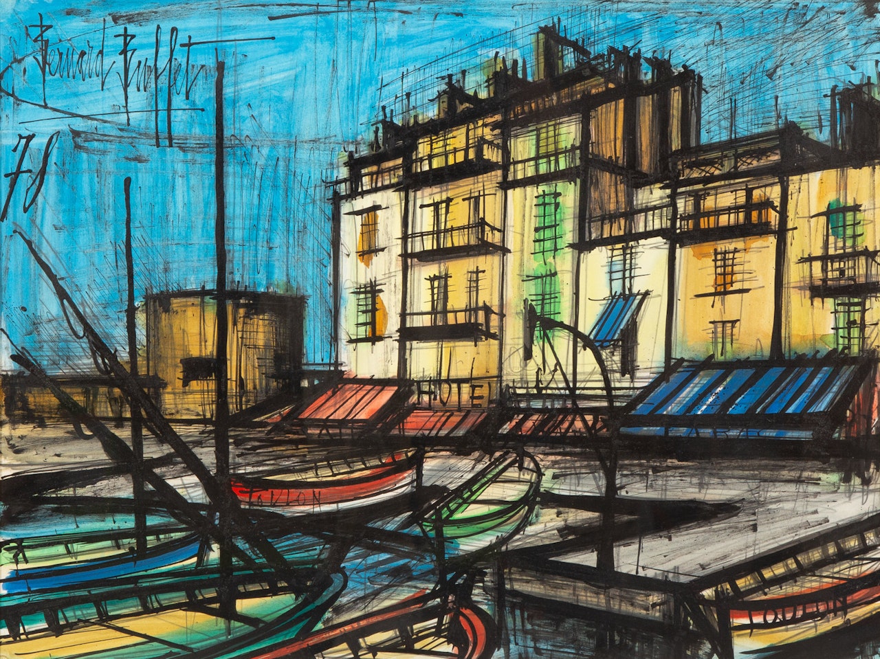 St. Tropez, La Tour Daumas I by Bernard Buffet