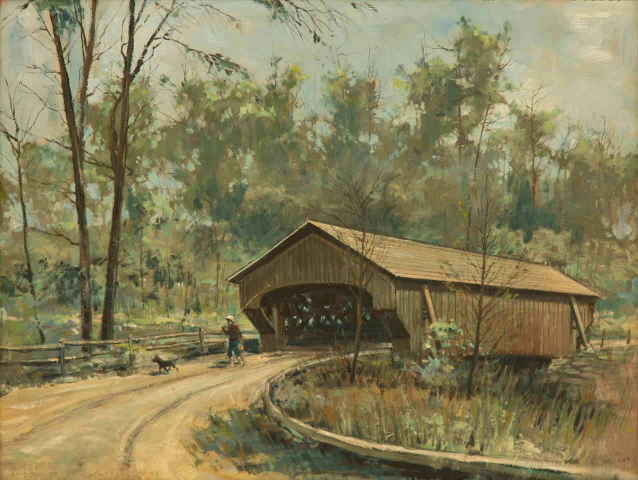 Blackriver at Downers - Weathersfield, Vermont by Eric Sloane