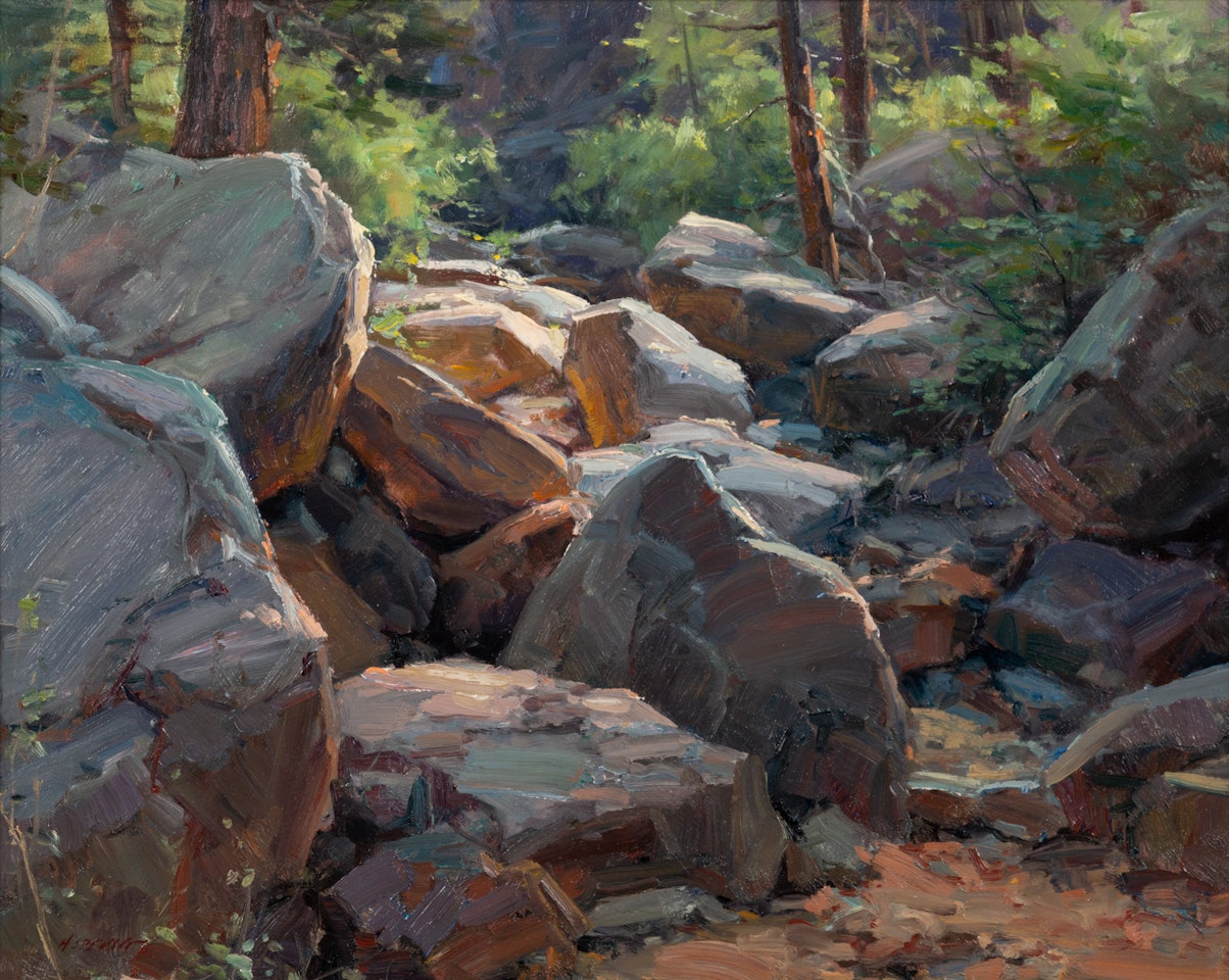 In the Forest by Clyde Aspevig