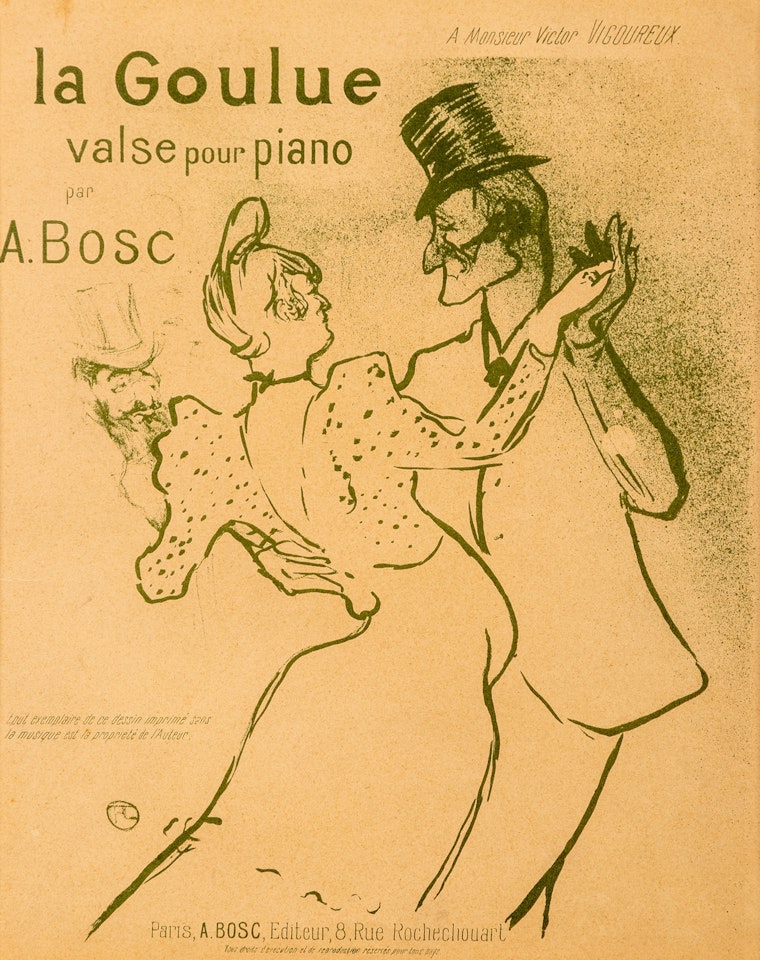 La Goulue; Valse pour Piano by Henri de Toulouse-Lautrec