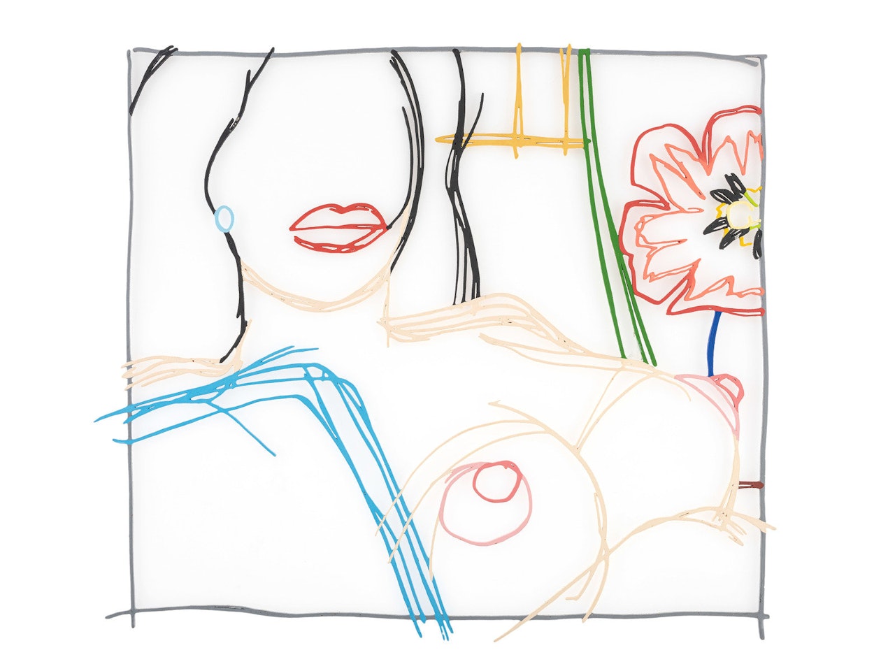 From Nude Painting Print by Tom Wesselmann