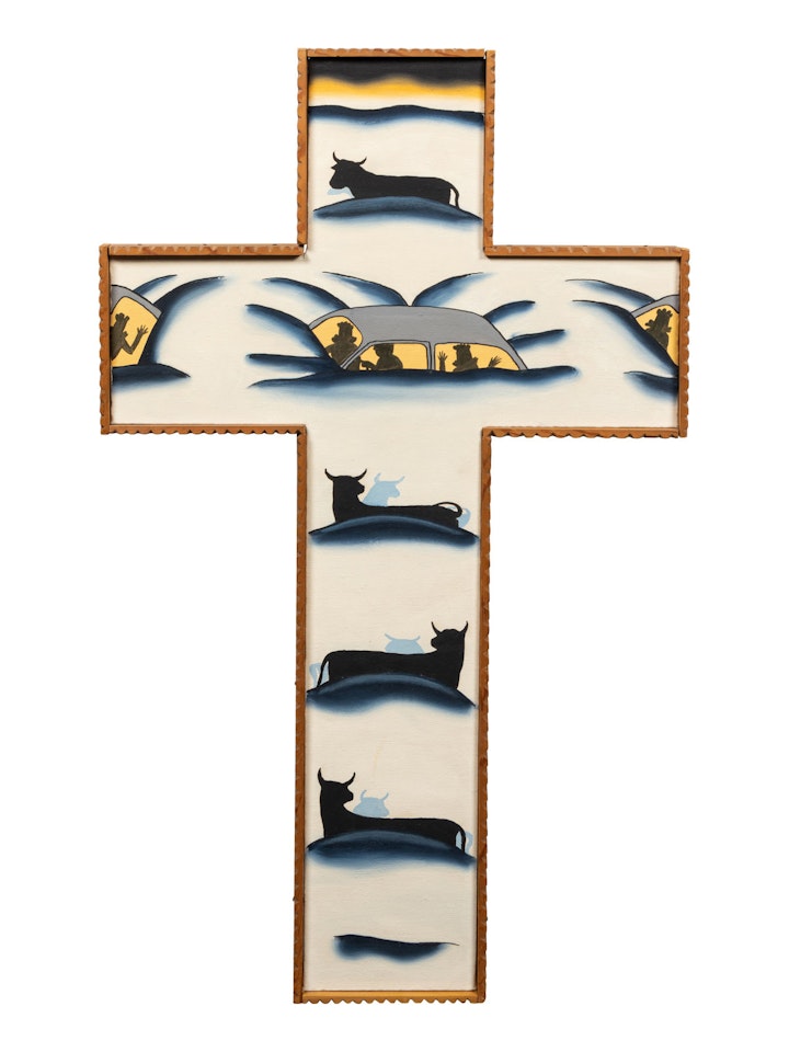 Blizzard Crucifix by Roger Brown
