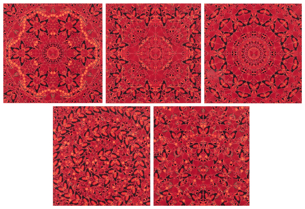 Complete Emperesses set (5 works) by Damien Hirst