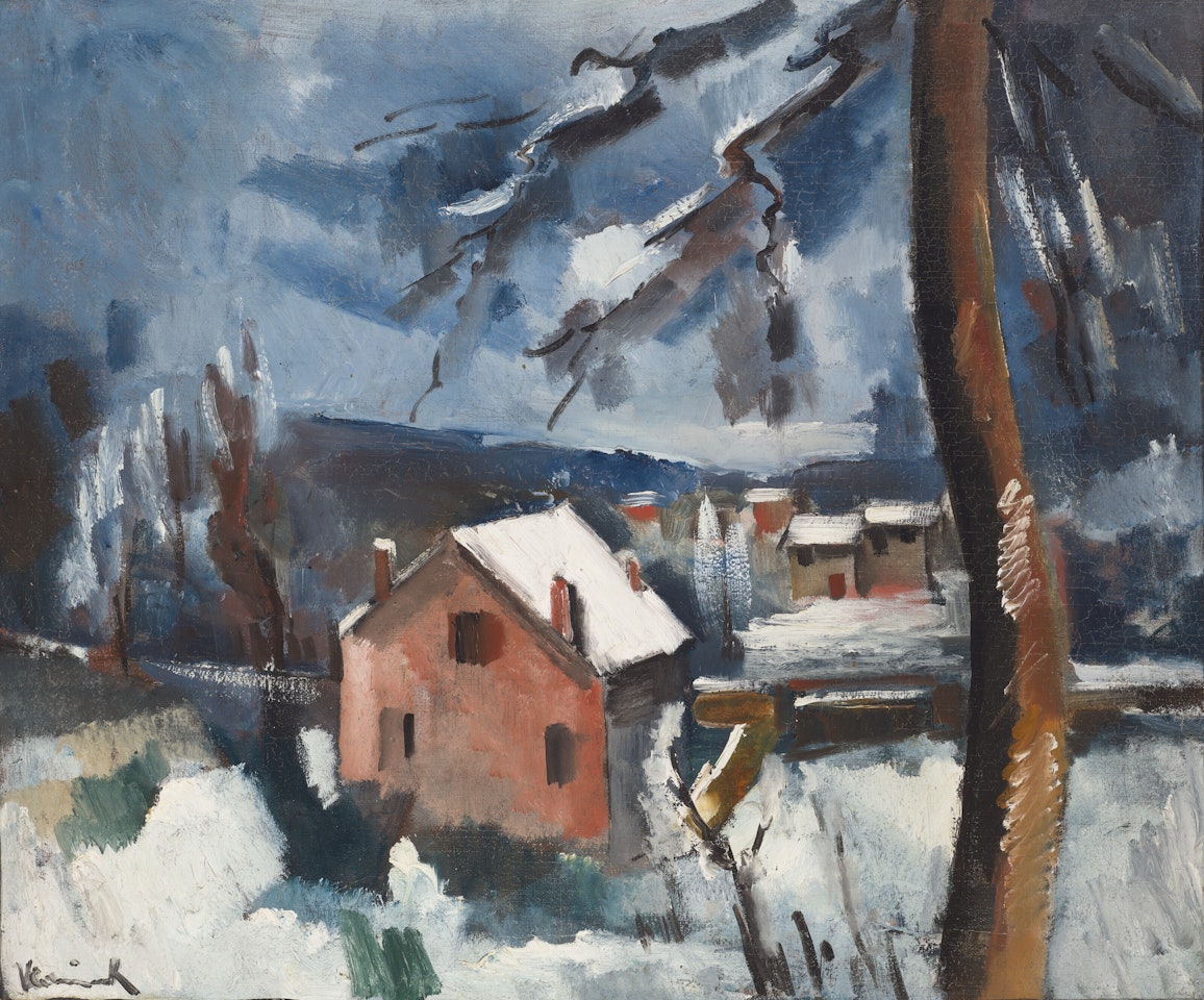 Paysage de neige by Maurice de Vlaminck
