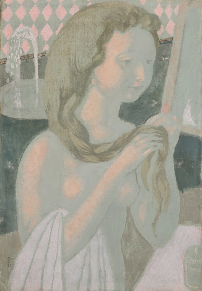 Jeune Fille à la natte by Maurice Denis