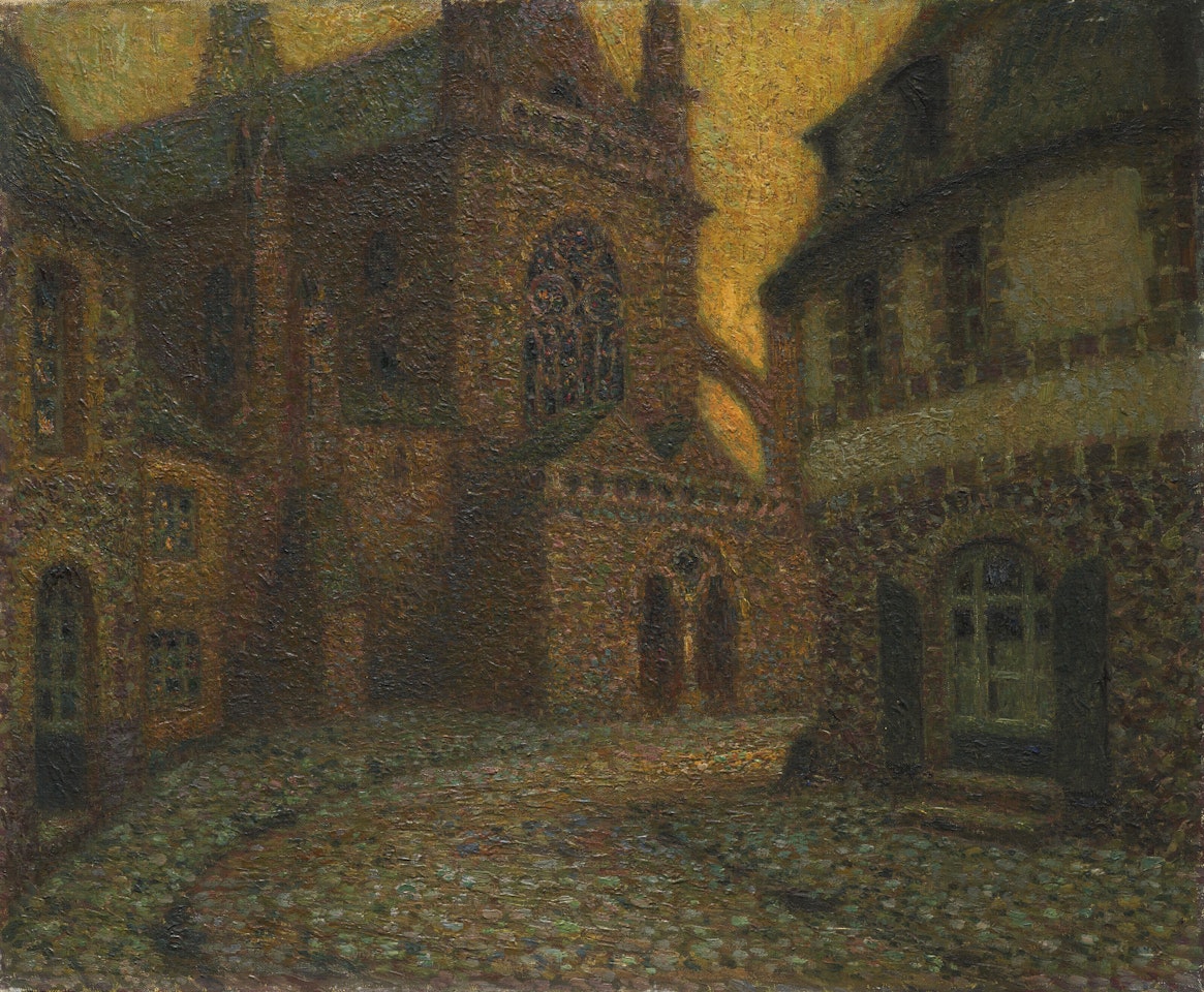 L’Église, Tréguier by Henri Le Sidaner