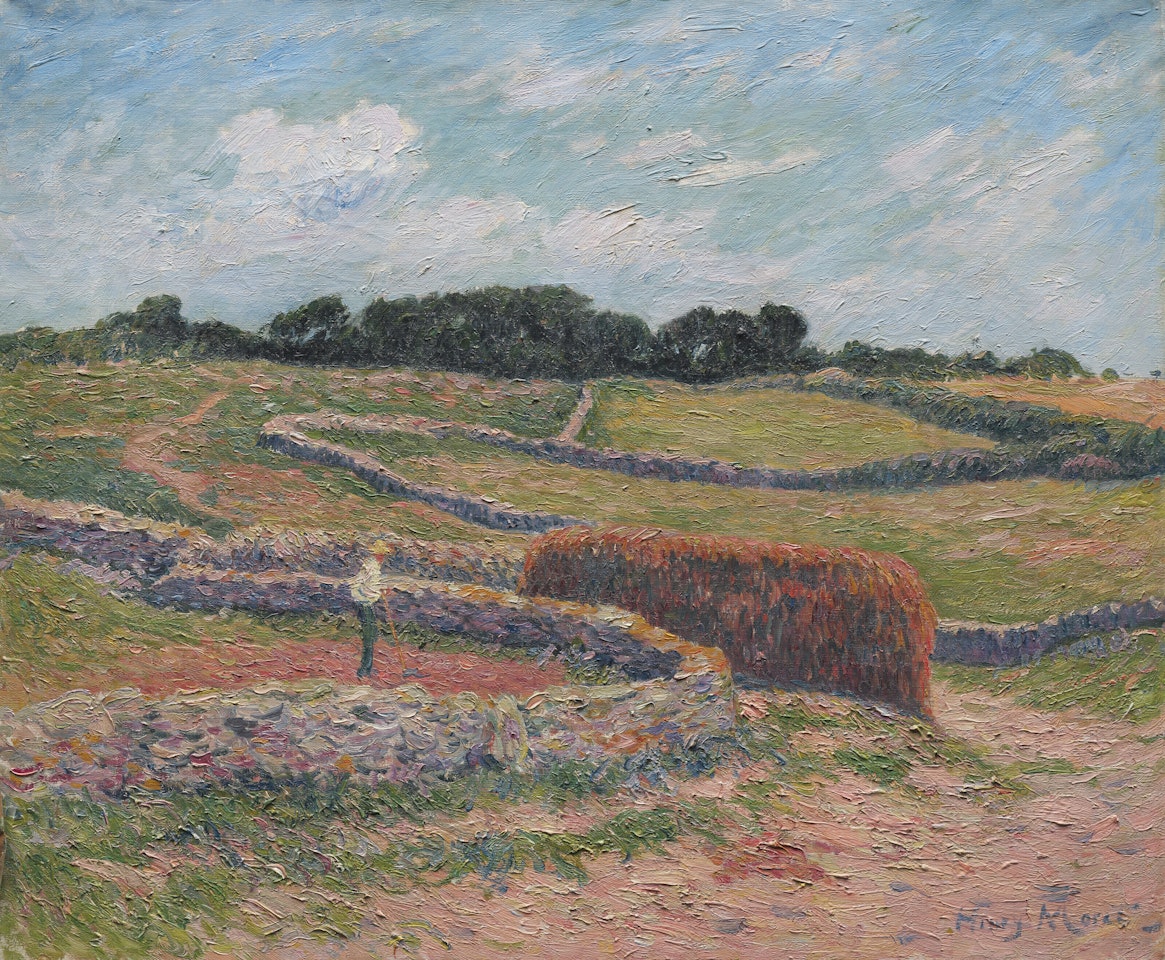Ouessant, les murets des champs by Henry Moret