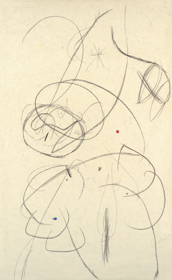 Personnage, oiseau, étoile by Joan Miró