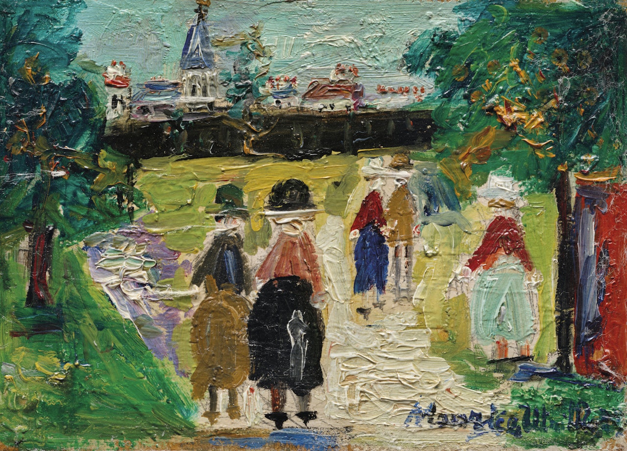 La Promenade by Maurice Utrillo