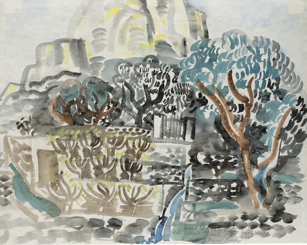 Le Baou de Saint-Jeannet by Raoul Dufy