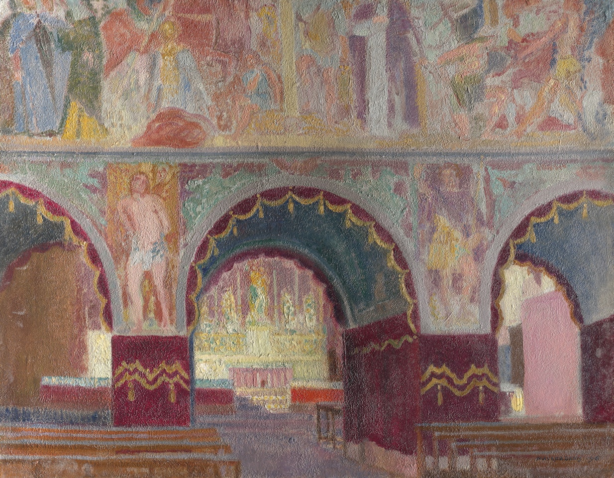 Fresques de Luini, à Lugano by Maurice Denis
