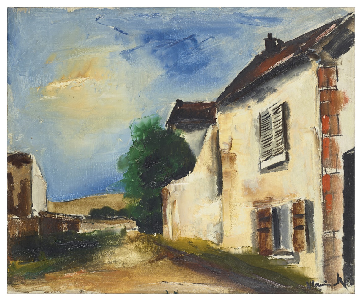 Vieilles maisons à Valmondois by Maurice de Vlaminck