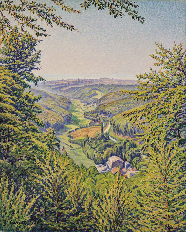 Vallée en Rhénanie by Gustave Cariot