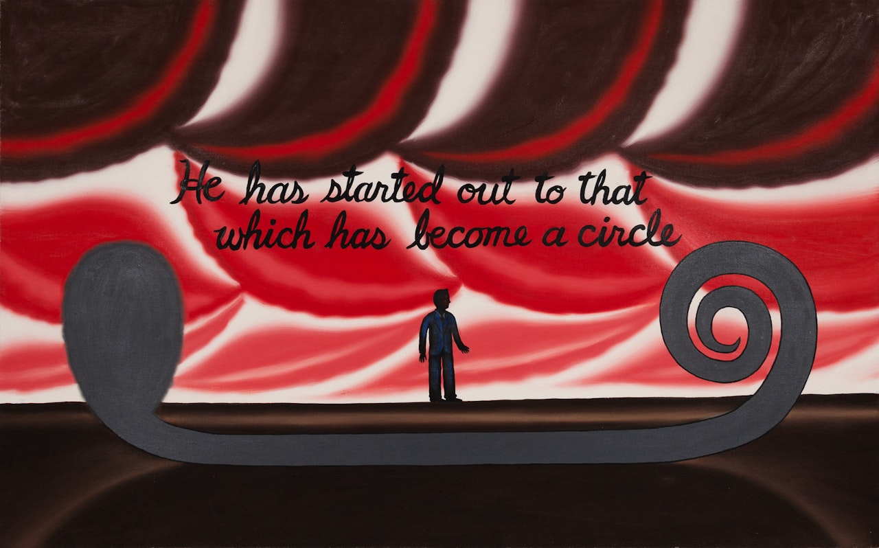 He Has started Out to That Which Has Become A Circle by Roger Brown
