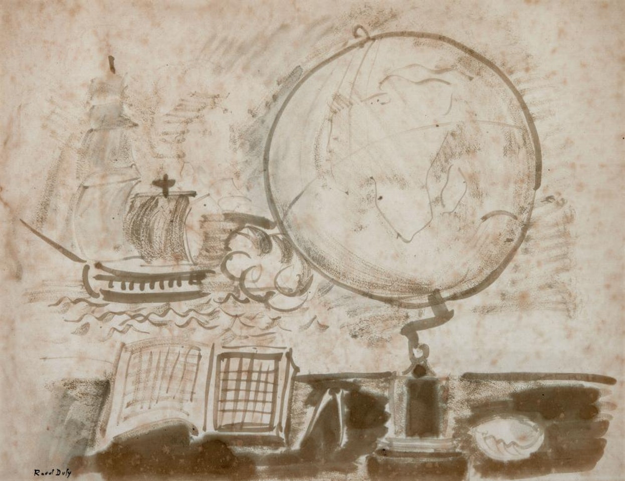 La mappemonde by Raoul Dufy