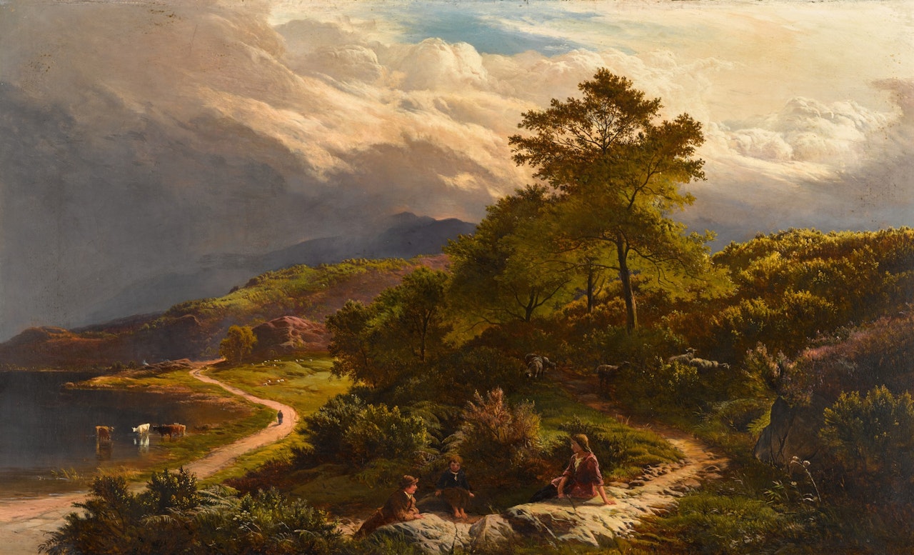 A Wayside Rest by Sidney Richard Percy