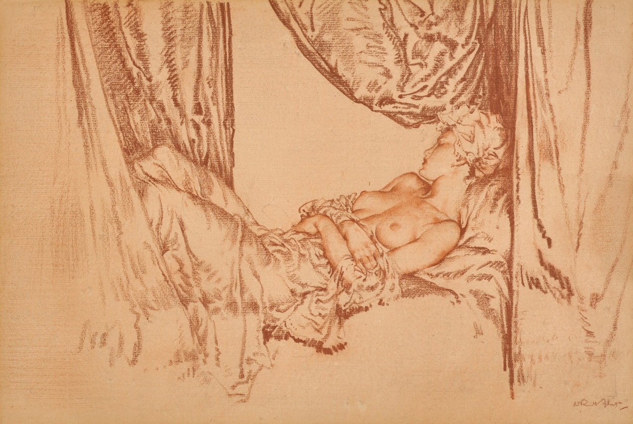 Julia Reclining by William Russell Flint