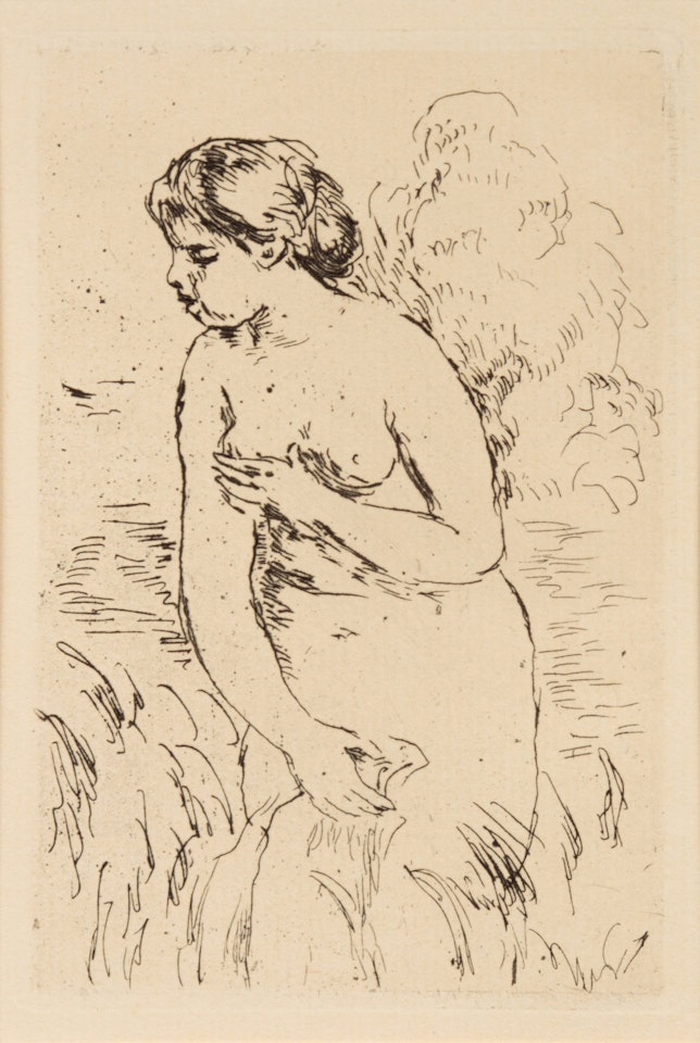 Baigneuse Debout à Mi-Jambes by Pierre-Auguste Renoir